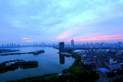 南昌青山湖日出 - 风光, 城市 - 向阳花xyh - 图虫摄影网